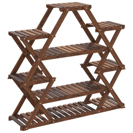 Vidaxx support pour plantes 110x25x105 cm en bois de pin massif