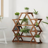 Vidaxx support pour plantes 110x25x105 cm en bois de pin massif