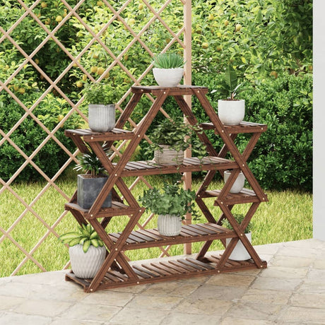 Vidaxx support pour plantes 110x25x105 cm en bois de pin massif