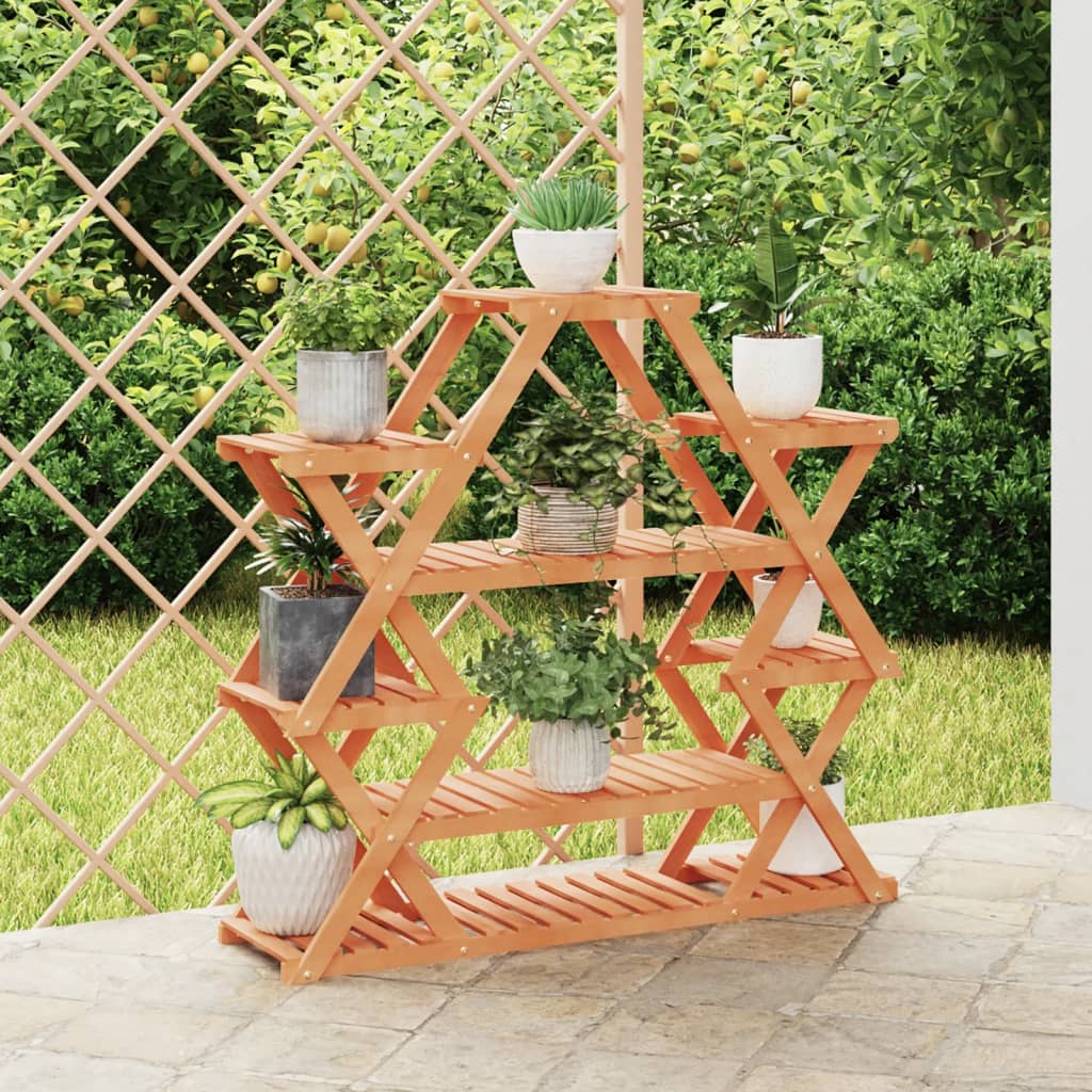 Vidaxx support pour plantes 110x25x105 cm en bois de pin massif