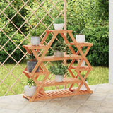 Vidaxx support pour plantes 110x25x105 cm en bois de pin massif