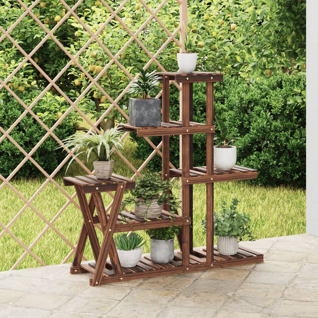 Vidaxx support pour plantes 95x25x96 cm en bois de pin massif