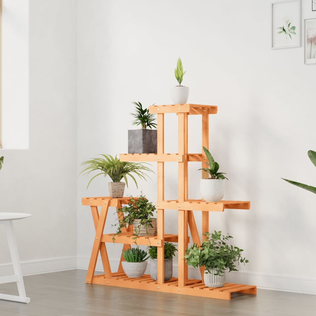 Vidaxx support pour plantes 95x25x96 cm en bois de pin massif