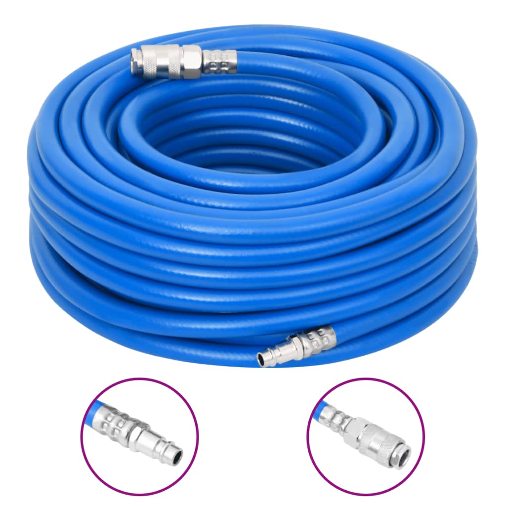 Tuyau d'air VidaXL 0,7'' 20 m PVC bleu