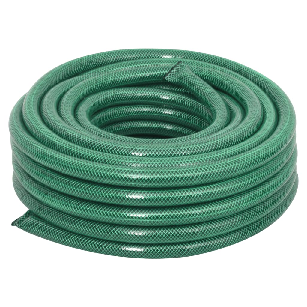 Vidaxl garden hose with clutch set 0.75 '' 10 m PVC green