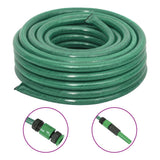 Vidaxl tuyau d'arrosage avec kit de raccord 0,75'' 50 m PVC vert