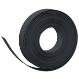 VidaXL Bordure de jardin 5 pcs 10 m 10 cm polyéthylène noir