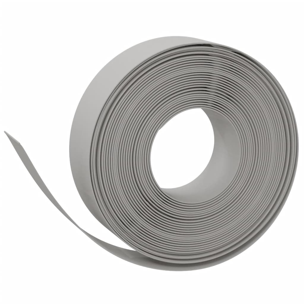 VidaXL Bordure de jardin 2 pcs 10 m 15 cm polyéthylène gris