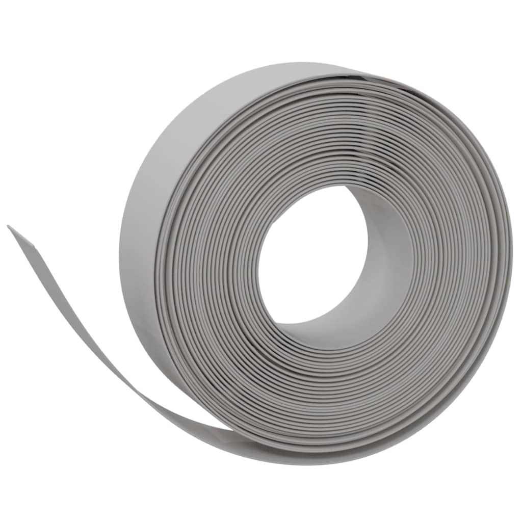 VidaXL Bordure de jardin 3 pcs 10 m 15 cm polyéthylène gris