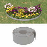 VidaXL Bordure de jardin 4 pcs 10 m 20 cm polyéthylène gris