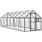 Vidaxl Aviary 1.79x6x1.85 M aluminium Antracittfarget