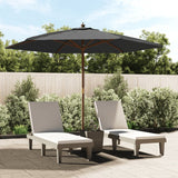Parasol Vidaxx avec mât en bois 299x240 cm anthracite