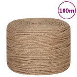 Corde Vidaxxl 100 m de long jute 4 mm d'épaisseur