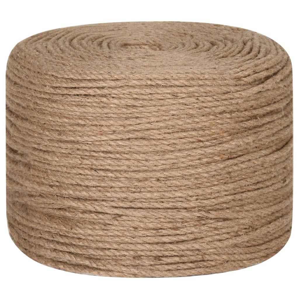 Vidaxl reb 500 m lang 4 mm tyk jute