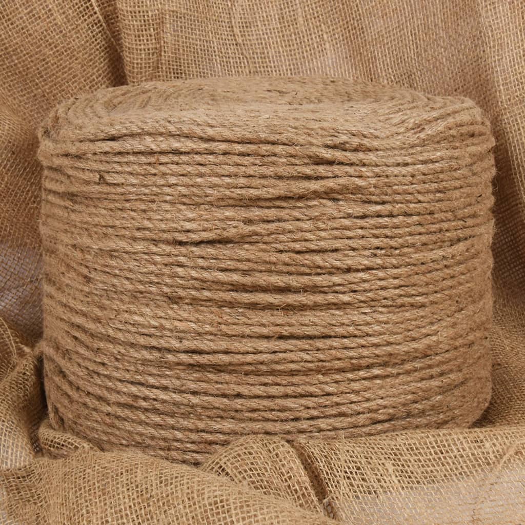 Corde Vidaxxl 250 m de long jute 8 mm d'épaisseur