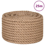 Vidaxl tau 25 m lang 16 mm tykk jute