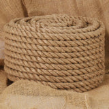 Corde Vidaxl 50 m de long jute 16 mm d'épaisseur