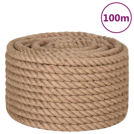 Corde Vidaxxl 100 m de long jute 16 mm d'épaisseur