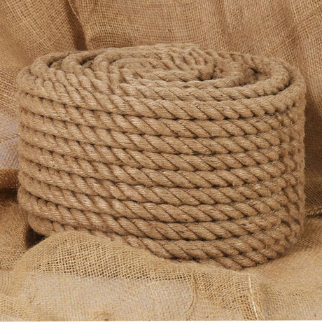 Corde Vidaxxl 25 m de long jute 20 mm d'épaisseur