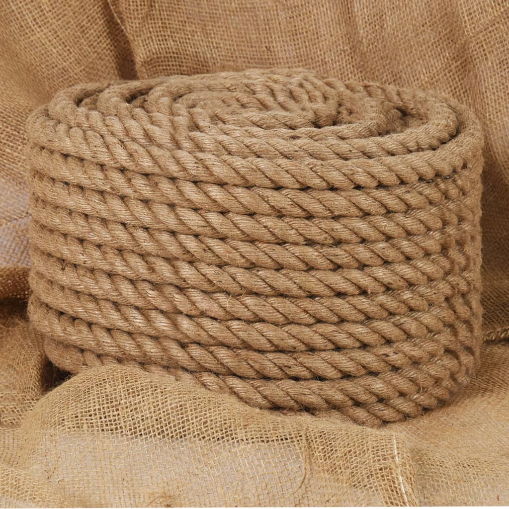 Corde Vidaxxl 25 m de long jute 20 mm d'épaisseur