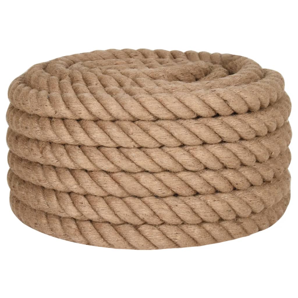 Corde Vidaxxl 25 m de long jute 36 mm d'épaisseur