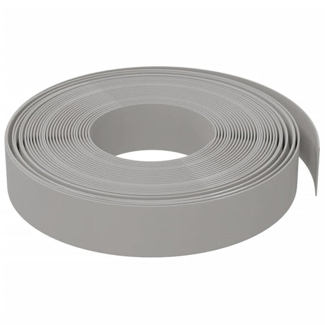 Vidaxl bordure de jardin 10 m 10 cm polyéthylène gris