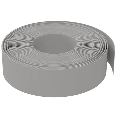 Vidaxl bordure de jardin 10 m 15 cm polyéthylène gris