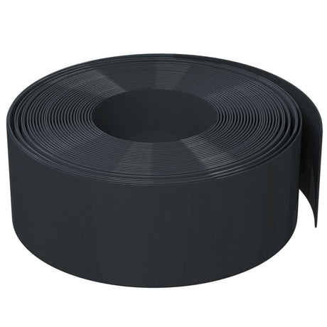 Vidaxl bordure de jardin 10 m 20 cm polyéthylène noir