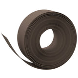 Vidaxl bordure de jardin 10 m 20 cm polyéthylène marron