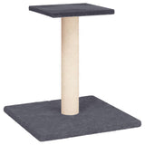 Vidaxl Scratching Post avec plate-forme 38 cm gris foncé