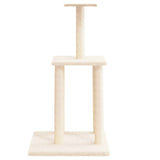 Vidaxl Cat Furniture avec Sisal Scratch Posts 85,5 cm Crème -Colored