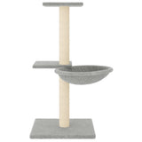 Vidaxl Cat Furniture avec Sisal Scratch Posts 72 cm Gris clair