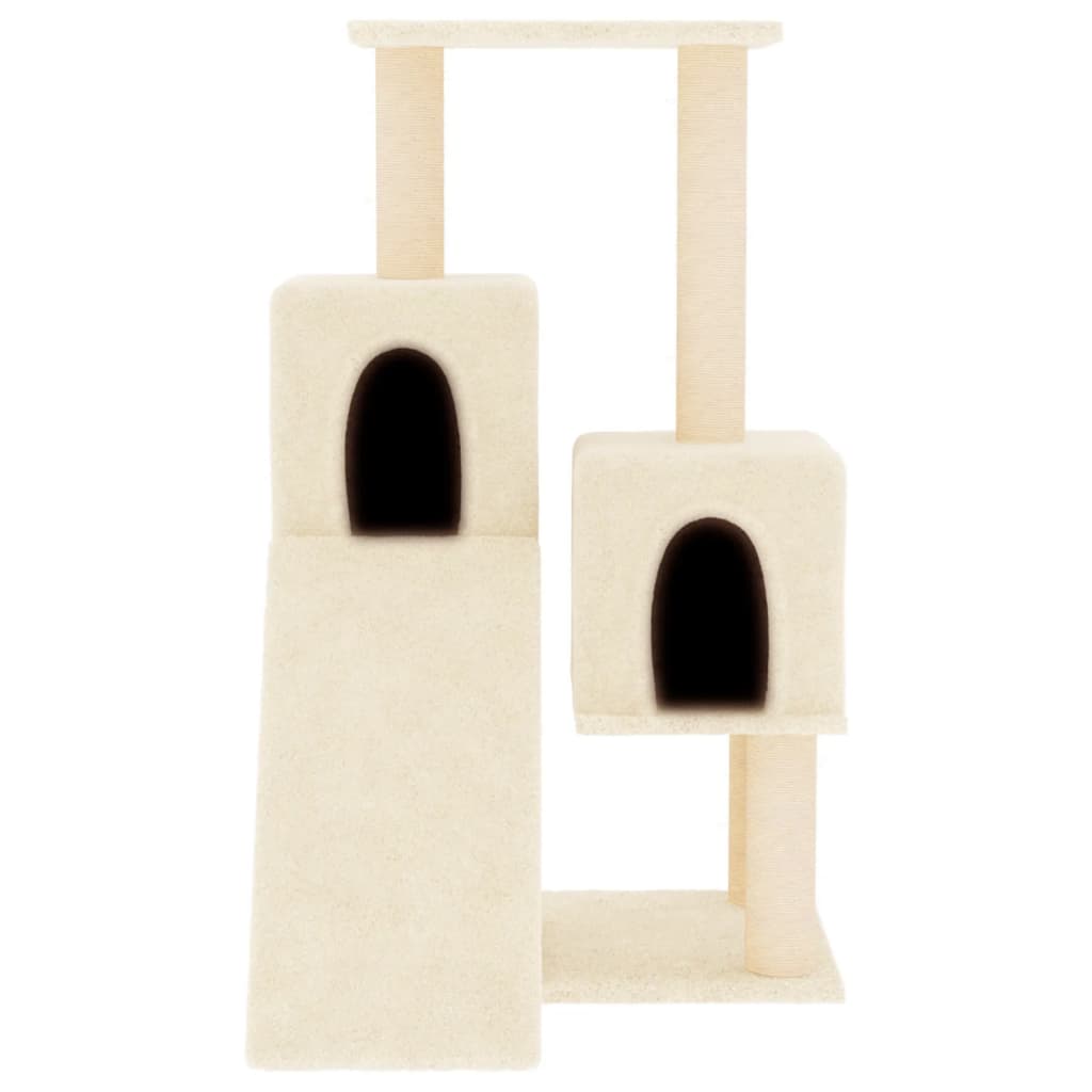 Vidaxl Cat Furniture avec Sisal Scratch Posts 82 cm Crème -Colored