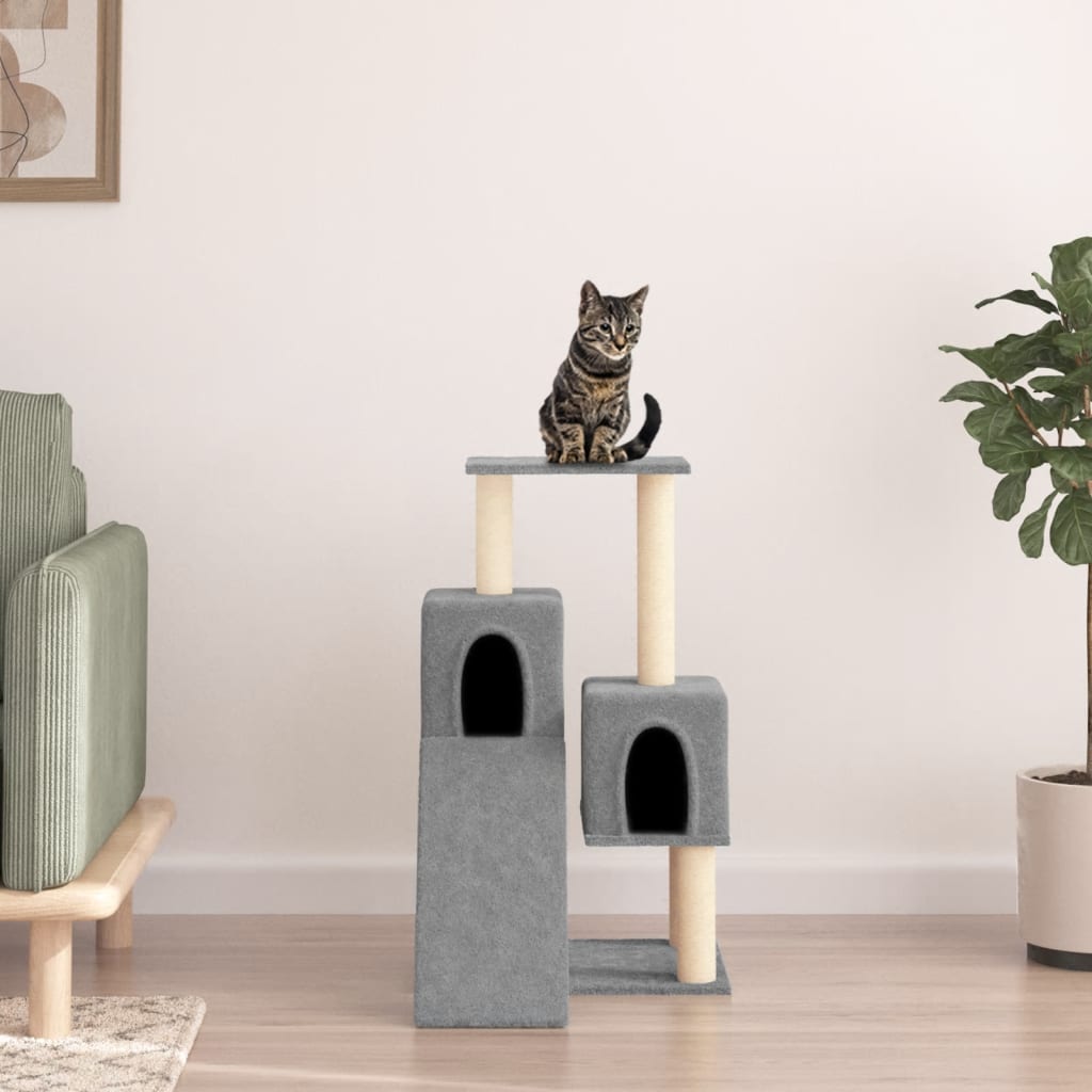 Vidaxl Cat Furniture avec Sisal Scratch Posts 82 cm Gris clair