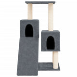 Vidaxl Cat Furniture avec Sisal Scratch Posts 82 cm Gris foncé