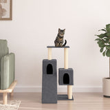 Vidaxl Cat Furniture avec Sisal Scratch Posts 82 cm Gris foncé