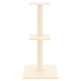 Vidaxl Cat Furniture avec Sisal Scratch Posts 73 cm Crème -Colored