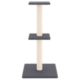 Vidaxl Cat Furniture z Sisal Scrating Posts 73 cm ciemnoszary