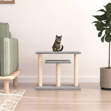 Vidaxl scratching post with platforms 62.5 cm light gray