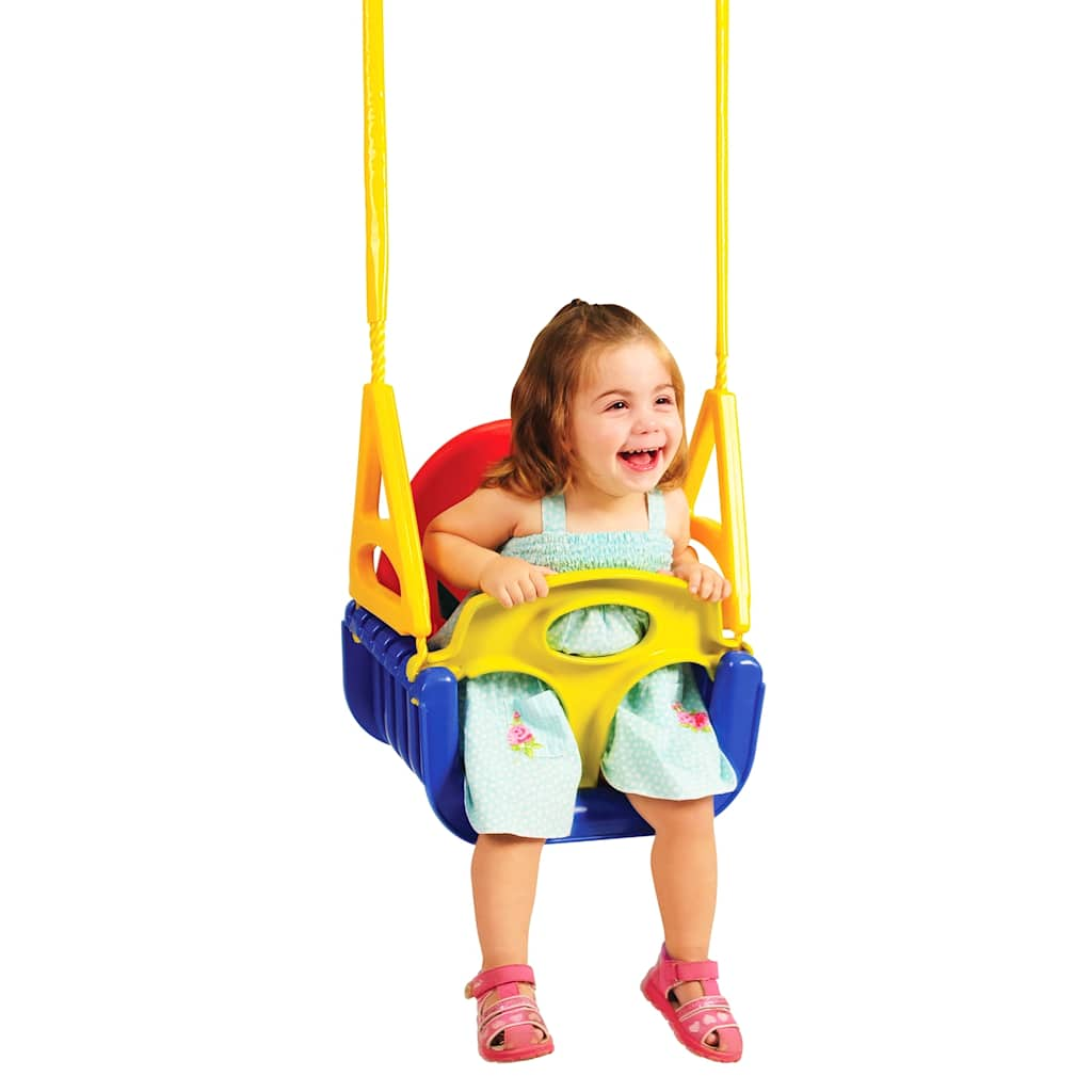 Vidaxl schommelzitje voor kinderen 3-in-1 29x40x39,5 cm polypropeen