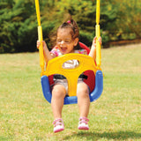 VidaXL balançoire pour enfants 3-en-1 29x40x39,5 cm polypropylène
