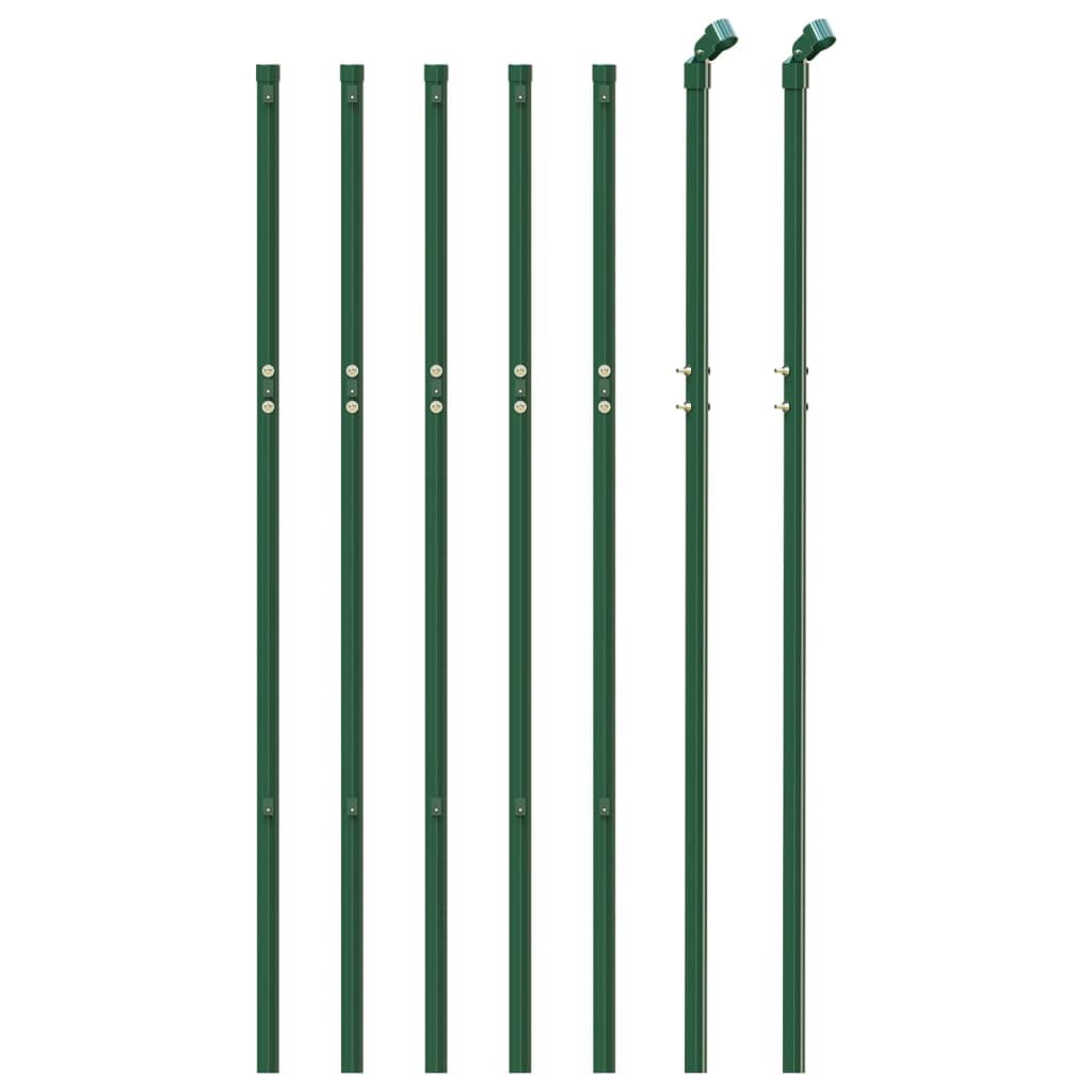 Clôture grillagée Vidaxxl 0,8x10 m vert