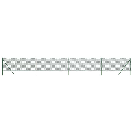 Clôture grillagée VidaXL 1x10 m vert