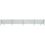 Clôture grillagée VidaXL 1,1x10 m vert