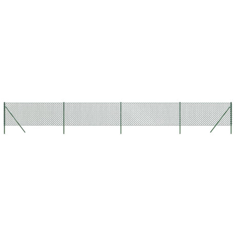 Clôture grillagée VidaXL 1,1x10 m vert