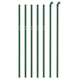 Clôture grillagée VidaXL 1,1x10 m vert