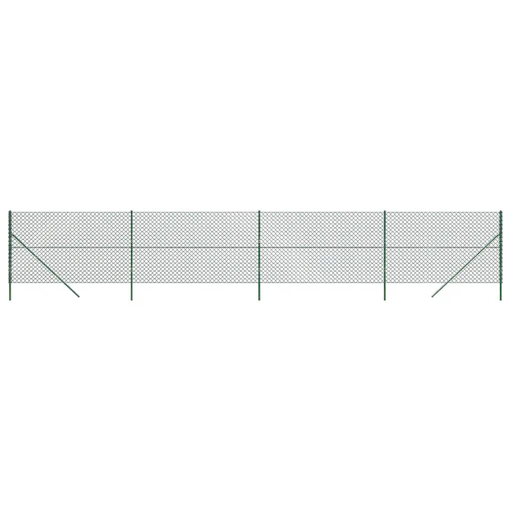 Clôture grillagée Vidaxxl 1,4x10 m vert