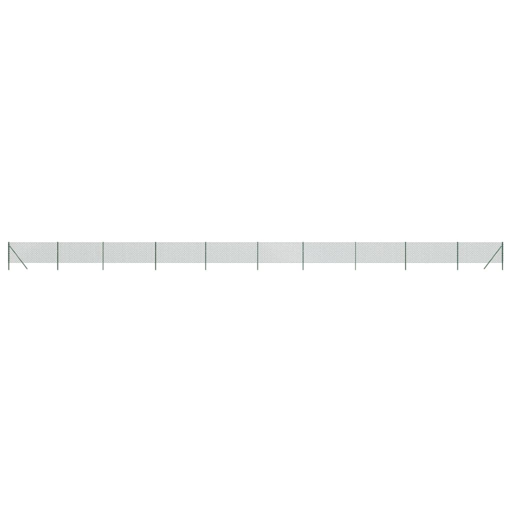 Clôture grillagée Vidaxxl 1,1x25 m vert