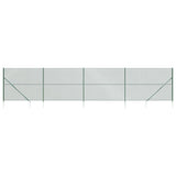 Clôture grillagée Vidaxxl avec ancrages au sol 1,8x10 m vert
