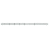Clôture grillagée Vidaxxl avec ancrages au sol 0,8x25 m vert